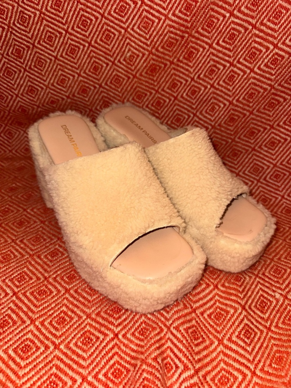 Handmade Sheepskin Chunky Platform